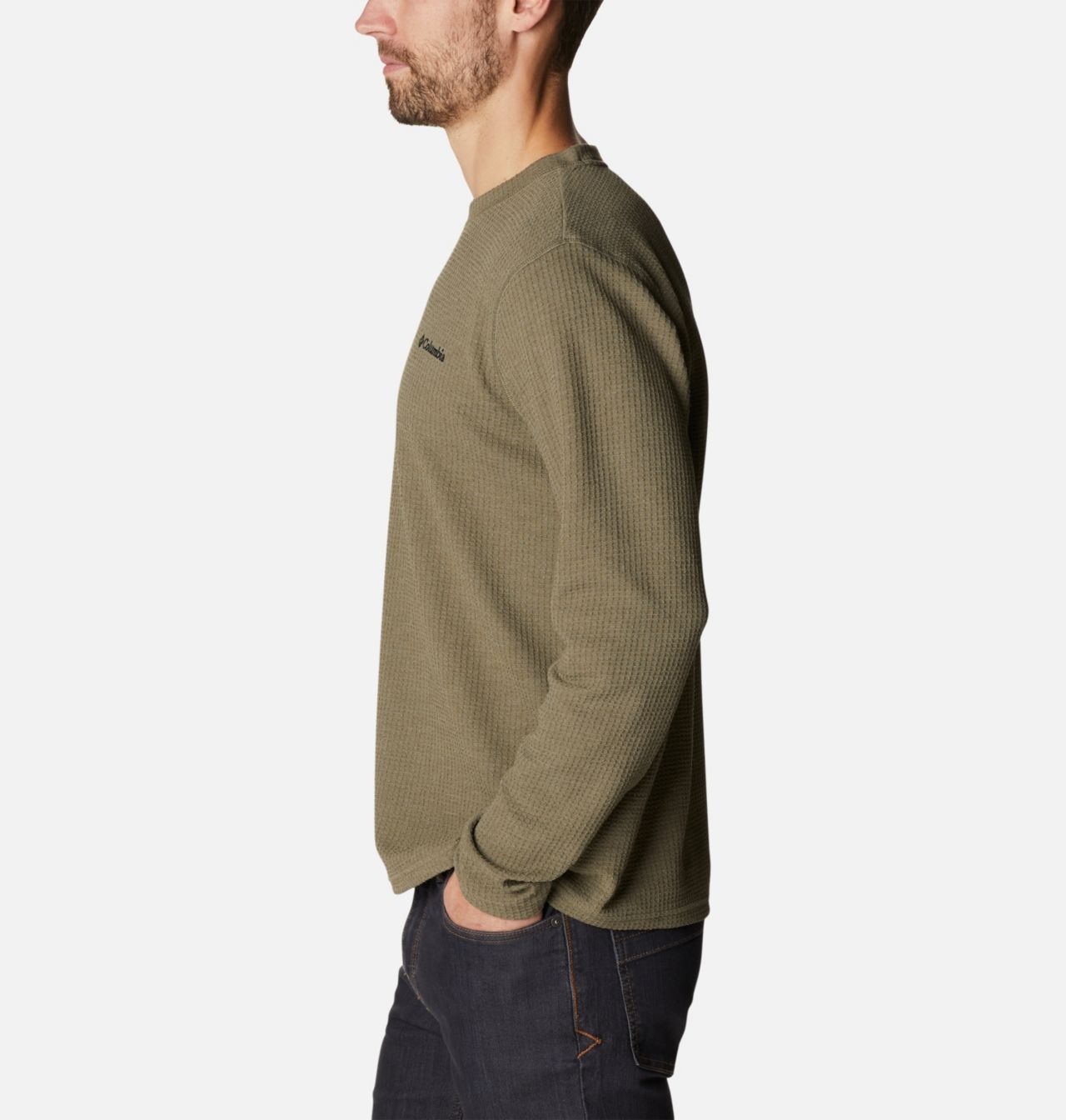 Men's Pine Peak™ II Waffle Long Sleeve Crew 3