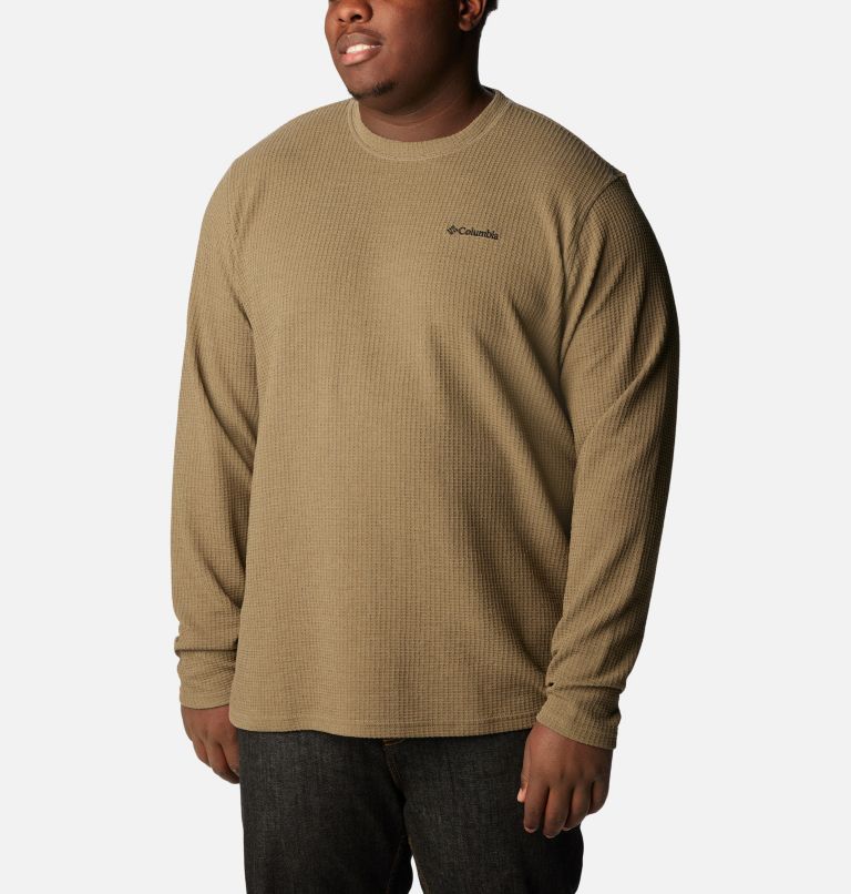 Oversized Extended Neck Waffle T-shirt