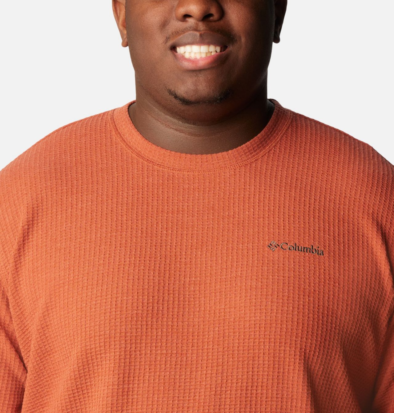 Men's Pine Peak™ II Waffle Long Sleeve Crew - Big 4