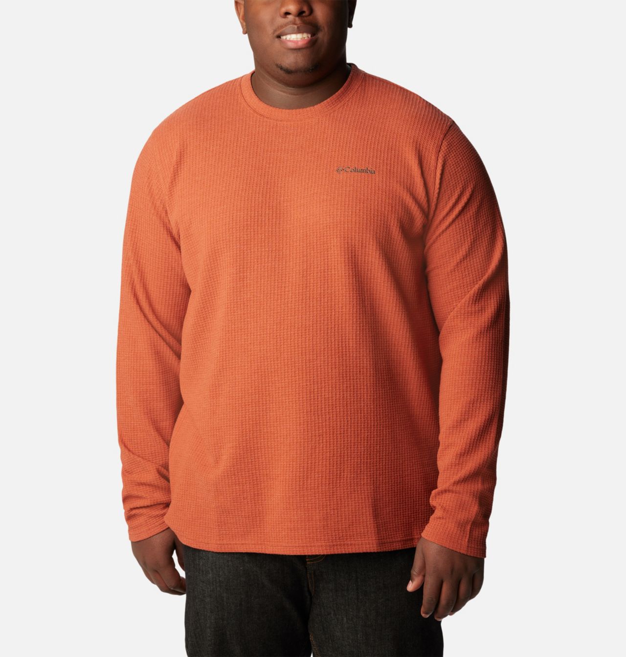 Men's Pine Peak™ II Waffle Long Sleeve Crew - Big 1