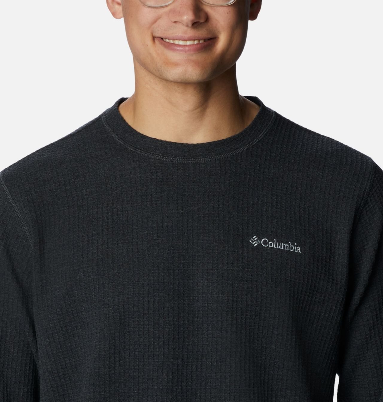 Men's Pine Peak™ II Waffle Long Sleeve Crew - Tall 4