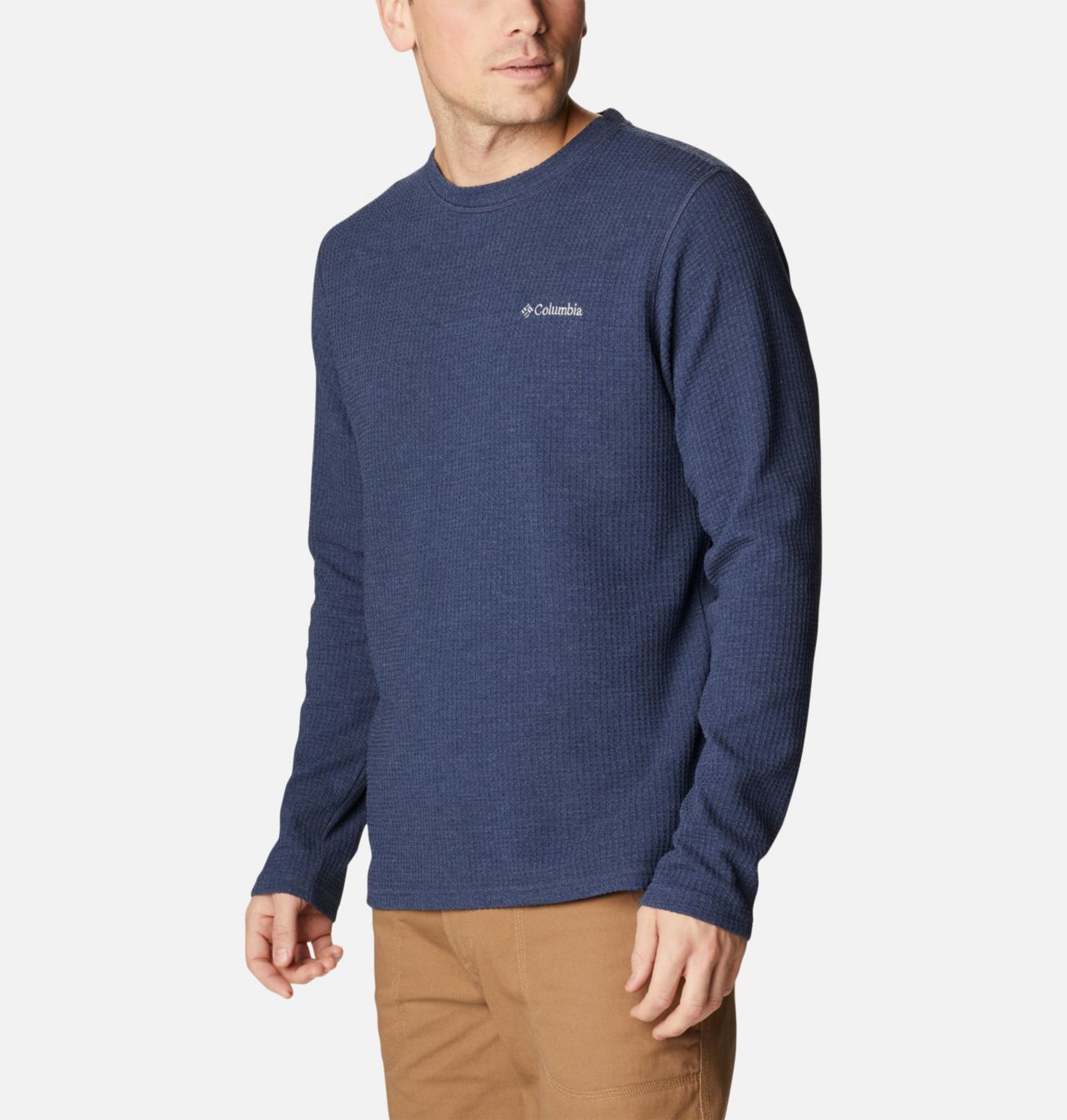 Men's Pine Peak™ II Waffle Long Sleeve Crew - Tall 5