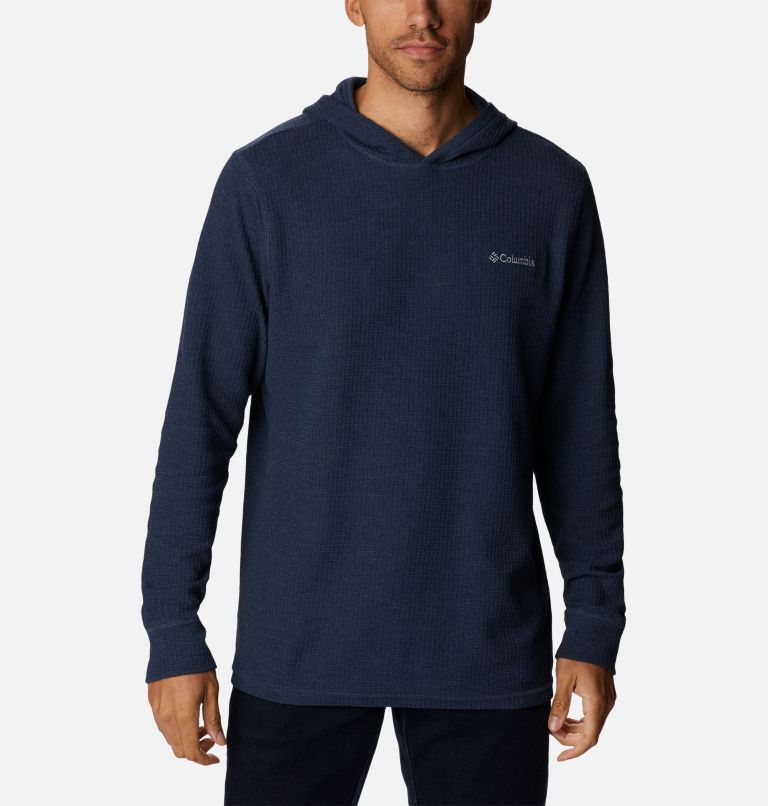 All In Motion Men's Textured Knit Hoodie, Navy, Small 