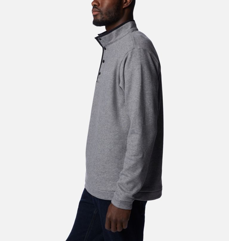 Haut à boutons-pression Hart Mountain Homme, Color: Charcoal Heather, image 3