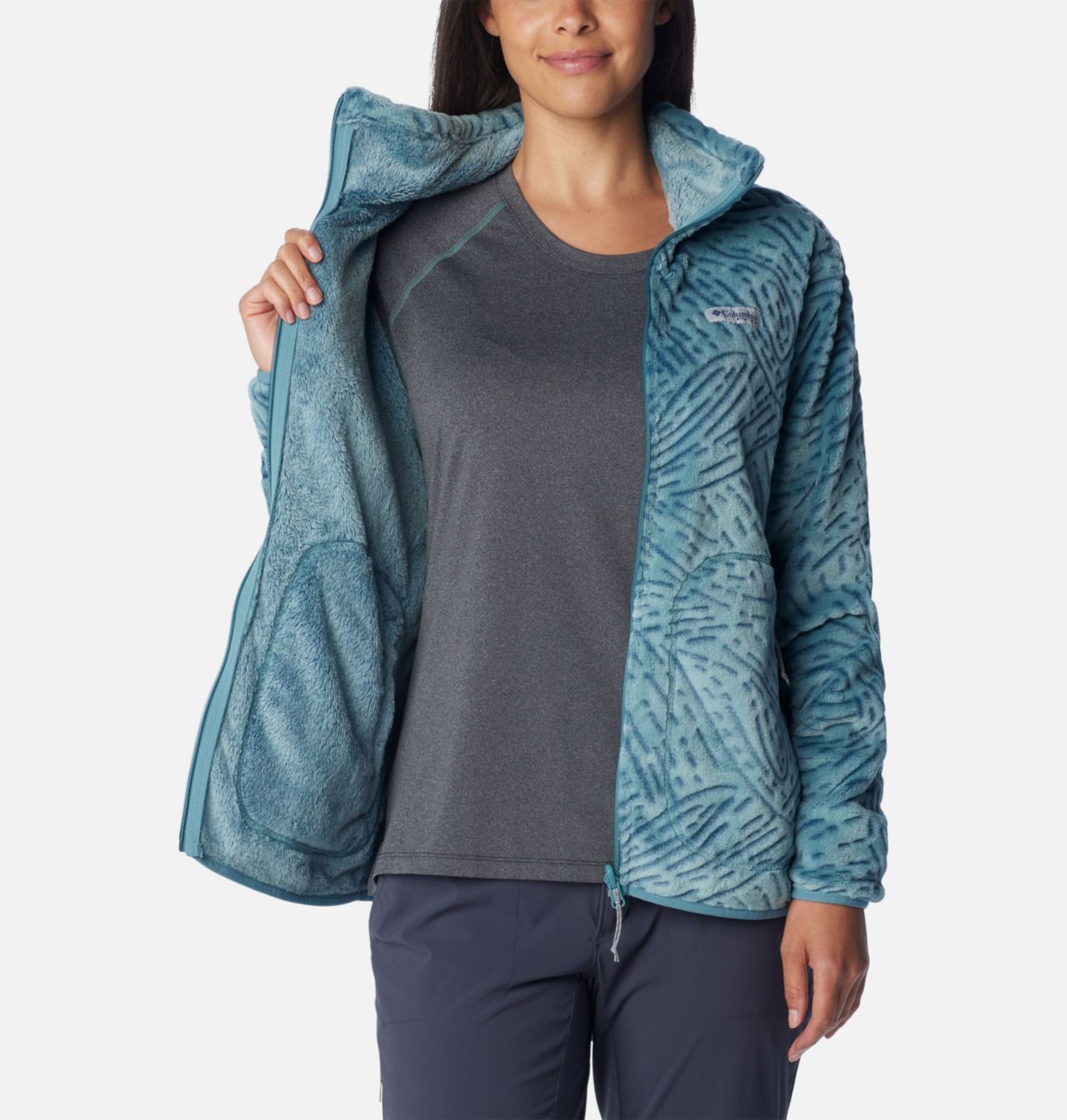 Slack Water™ Reversible Carved FZ Fleece | 329 | XL 5