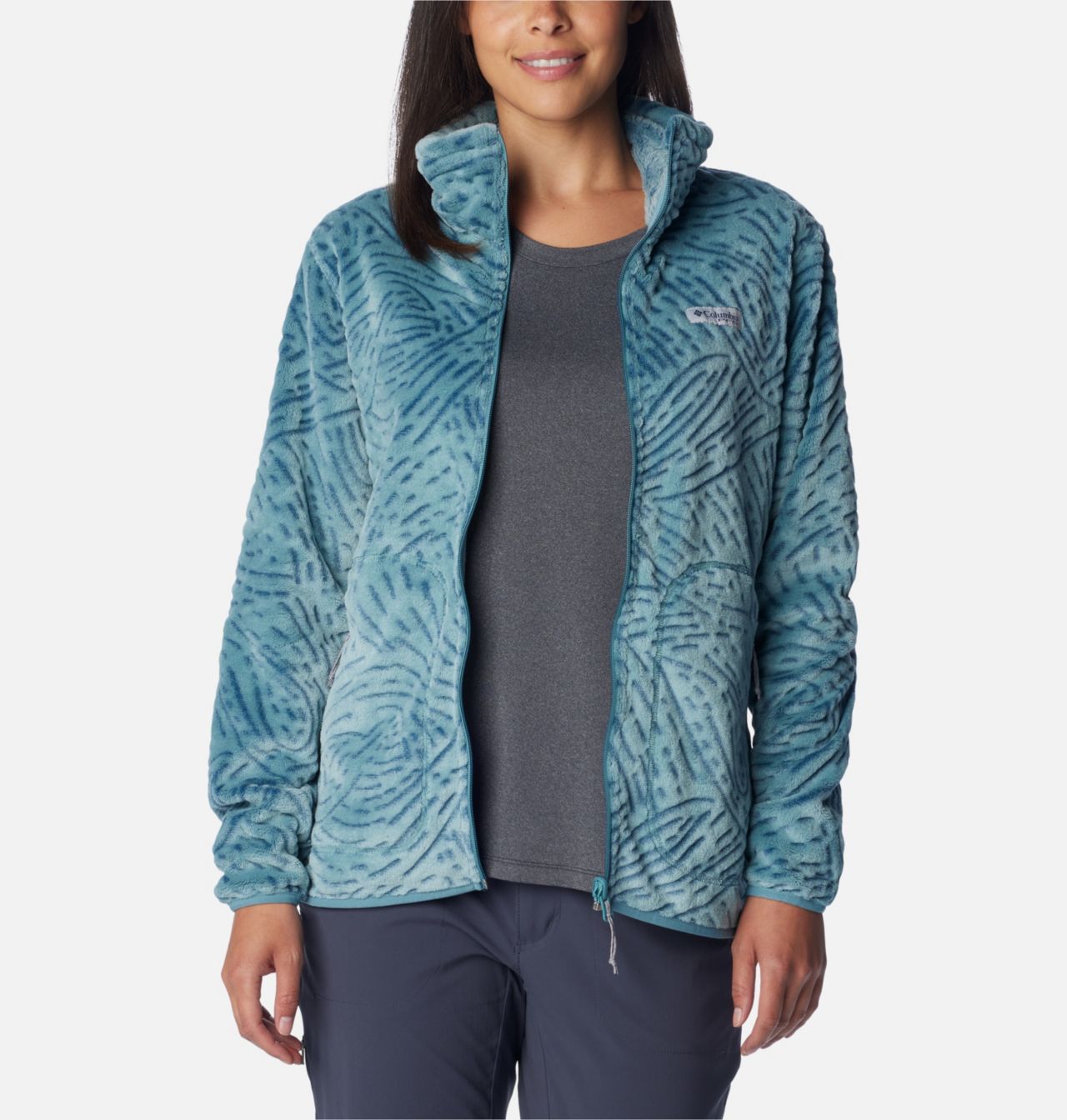 Slack Water™ Reversible Carved FZ Fleece | 329 | XL 7