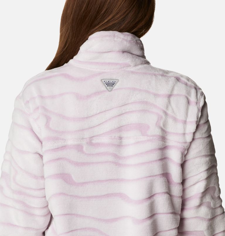 Women's PFG Slack Water Reversible Fleece, Color: Aura, image 6
