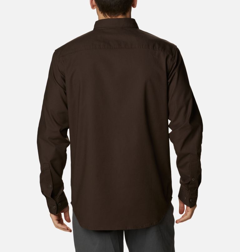 Chemise tissée à manches longues en tissu antidéchirure Rapid Rivers Homme, Color: Cordovan, image 2