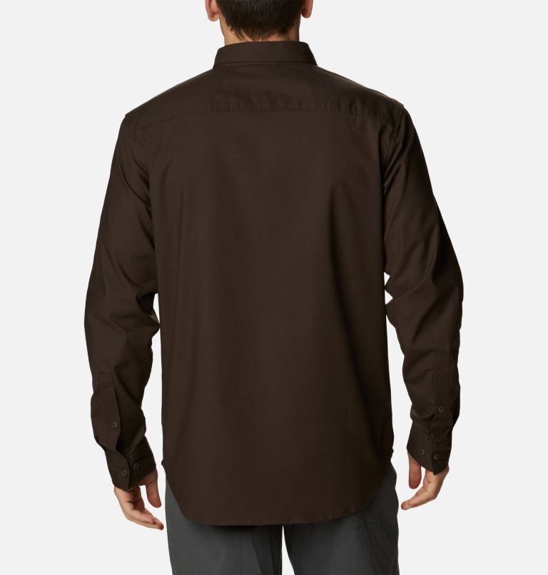 Men's Rapid Rivers Ripstop Woven Long Sleeve Shirt, Color: Cordovan, image 2