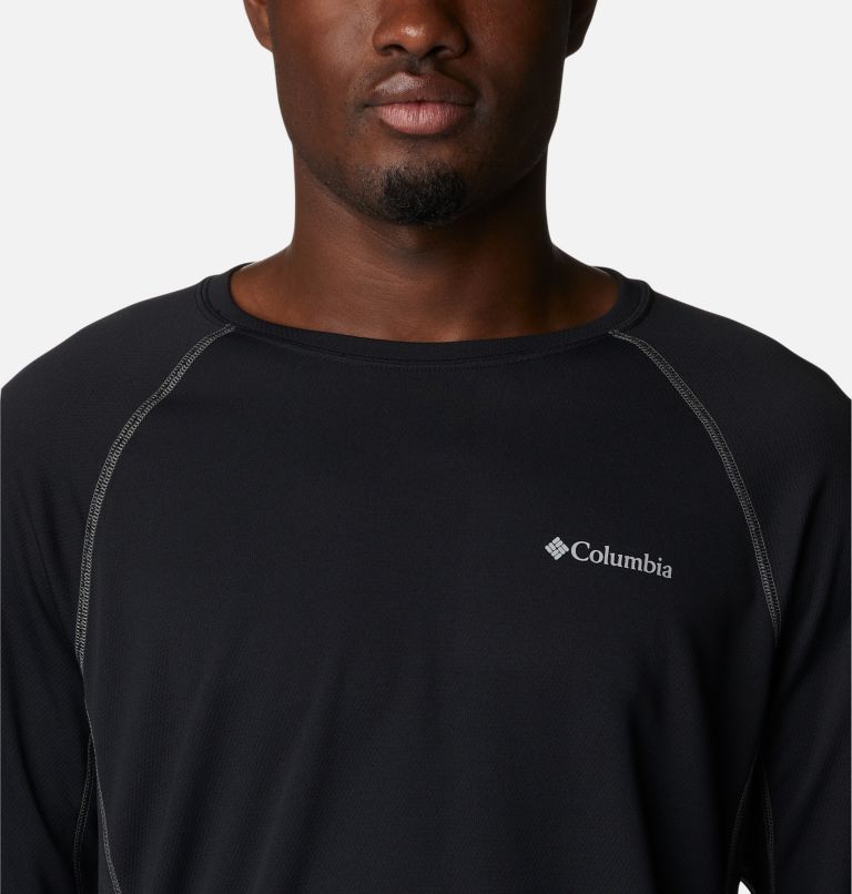 Thumbnail: Men's Narrows Pointe Long Sleeve Shirt, Color: Black, City Grey, image 4