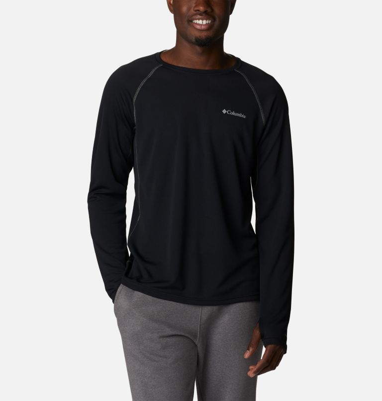 Men's Narrows Pointe Long Sleeve Shirt, Color: Black, City Grey, image 1