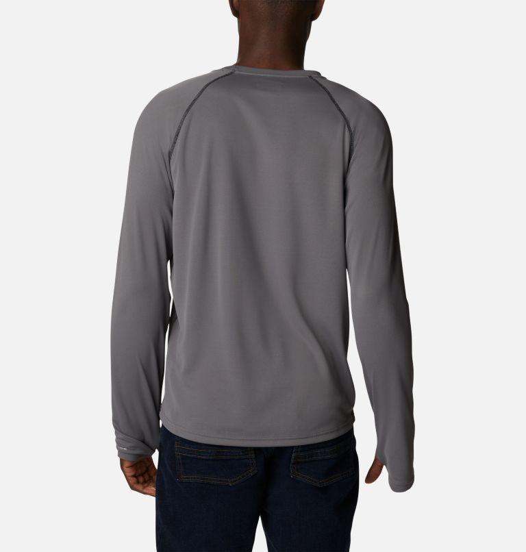 Thumbnail: Men's Narrows Pointe Long Sleeve Shirt, Color: City Grey, Black, image 2