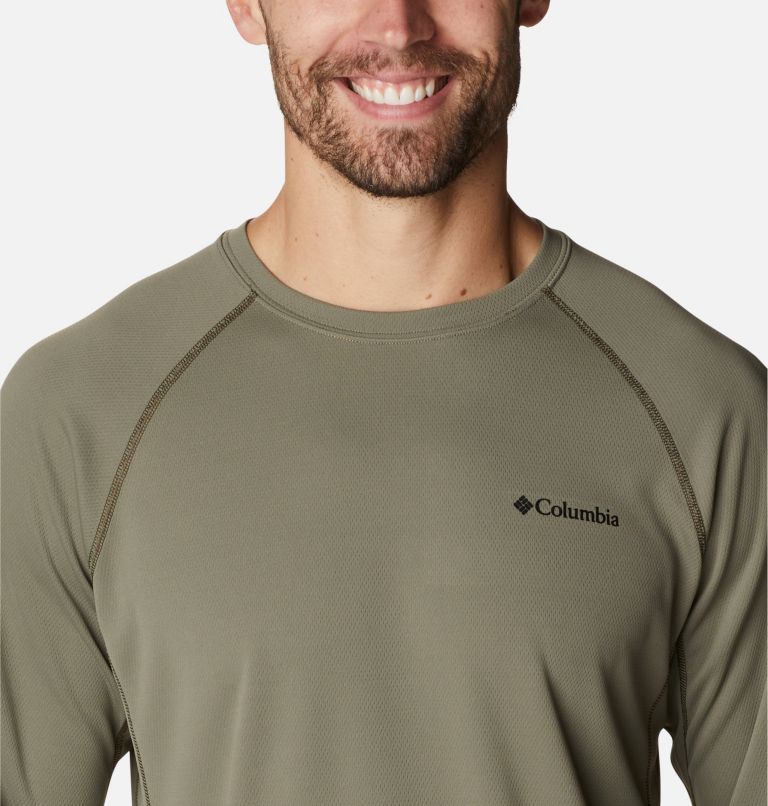 Thumbnail: Men's Narrows Pointe Long Sleeve Shirt, Color: Stone Green, Olive Green, image 4