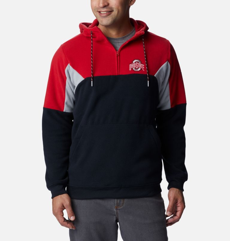CLG Columbia Lodge Fleece Hoodie | 013 | M, Color: OS - Black, Intense Red, Columbia Grey, image 1