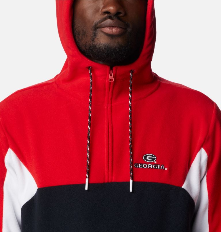 Sweatshirt Columbia Lodge II Fleece Hoodie red/black