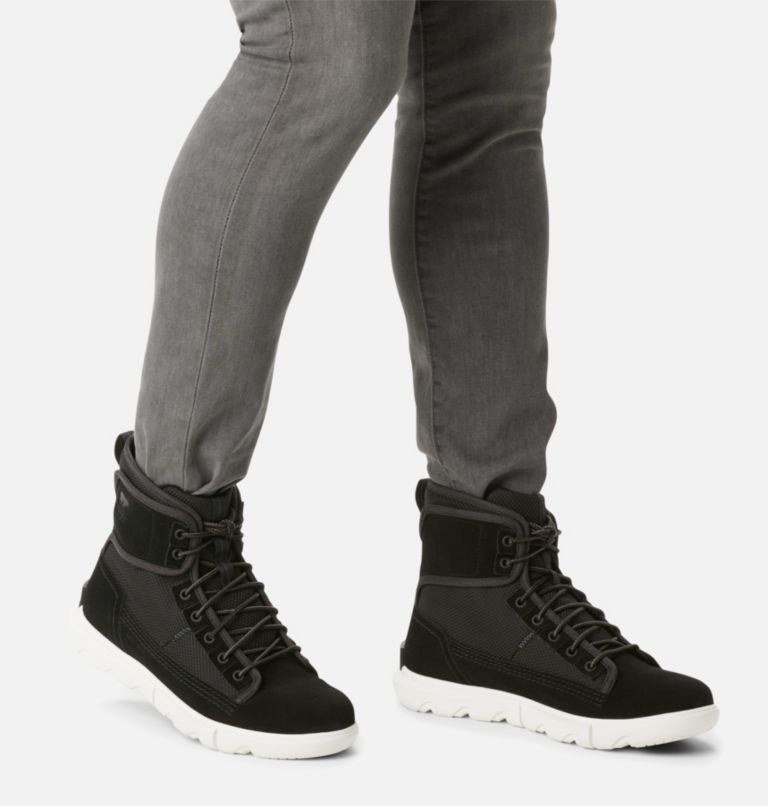 Sorel Explorer Mission Sneaker für Männer, Color: Black, Sea Salt, image 8