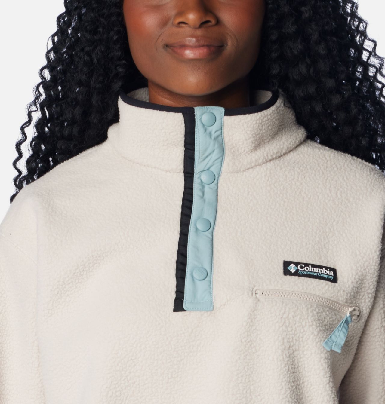 Women's Helvetia™ Cropped Half Snap Fleece Pullover 4