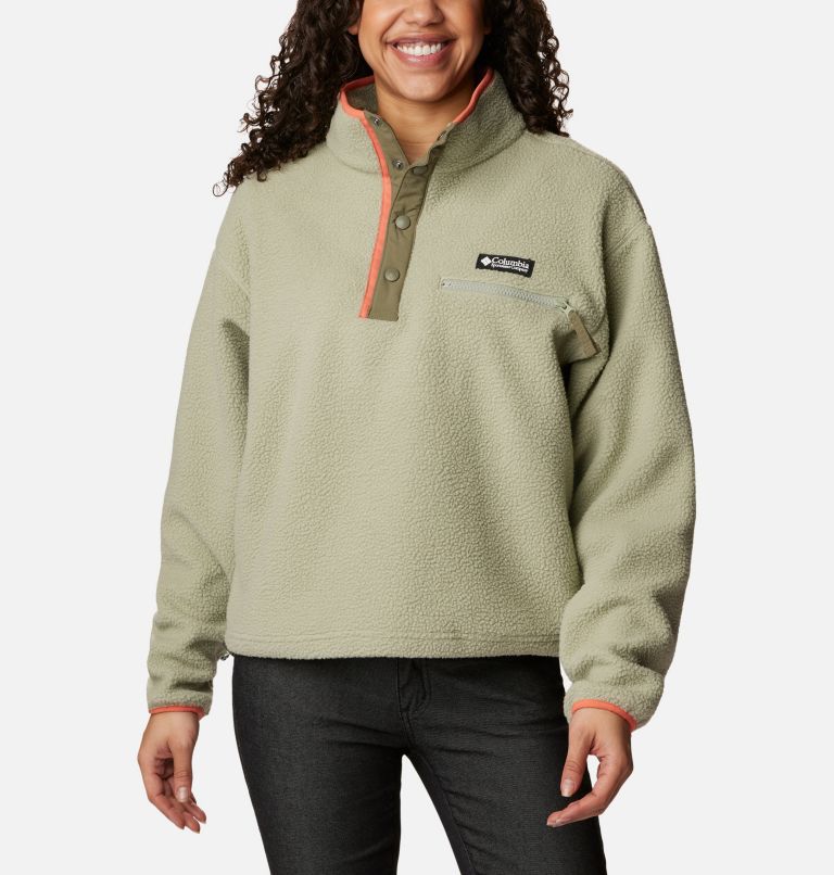 Women s Helvetia Cropped Half Snap Fleece