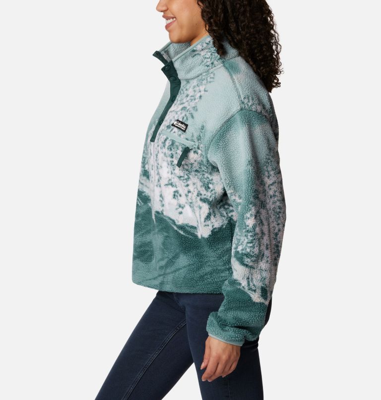 Columbia Helvetia™ Half Snap Fleece - Night Wave Checkered Peaks