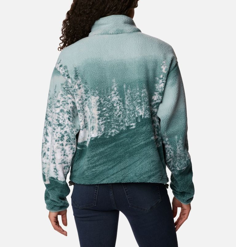 Helvetia Cropped Half Snap | 415 | M, Color: Night Wave Solar Ski Print, image 2