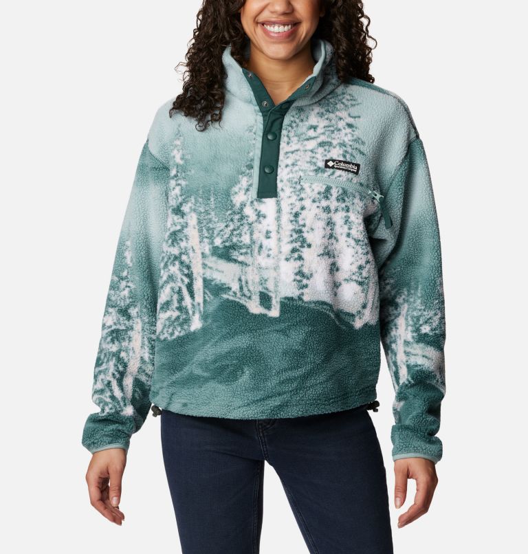 Women's Helvetia™ Cropped Half Snap Fleece Pullover