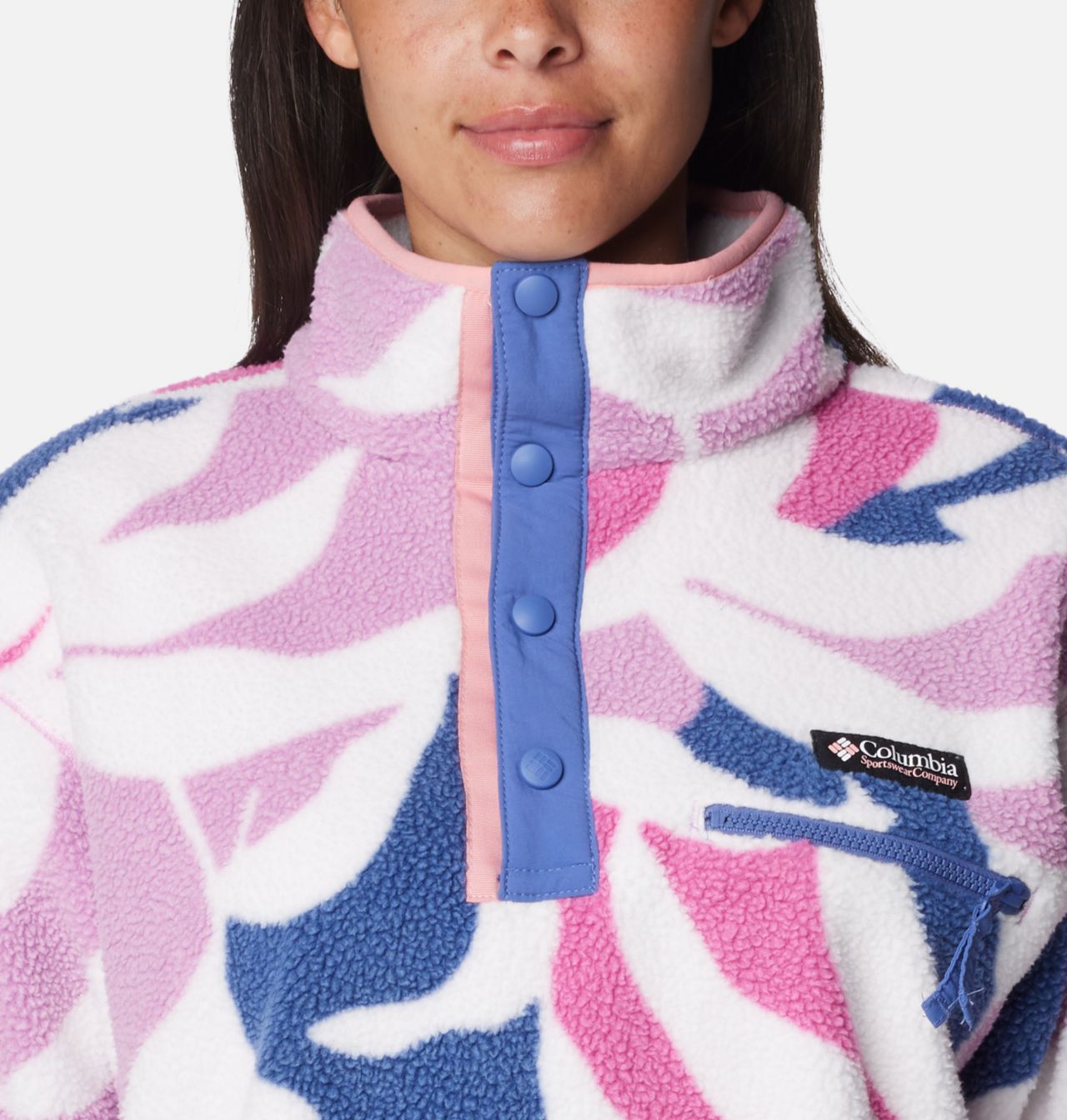 Women's Helvetia™ Cropped Half Snap Fleece Pullover 4