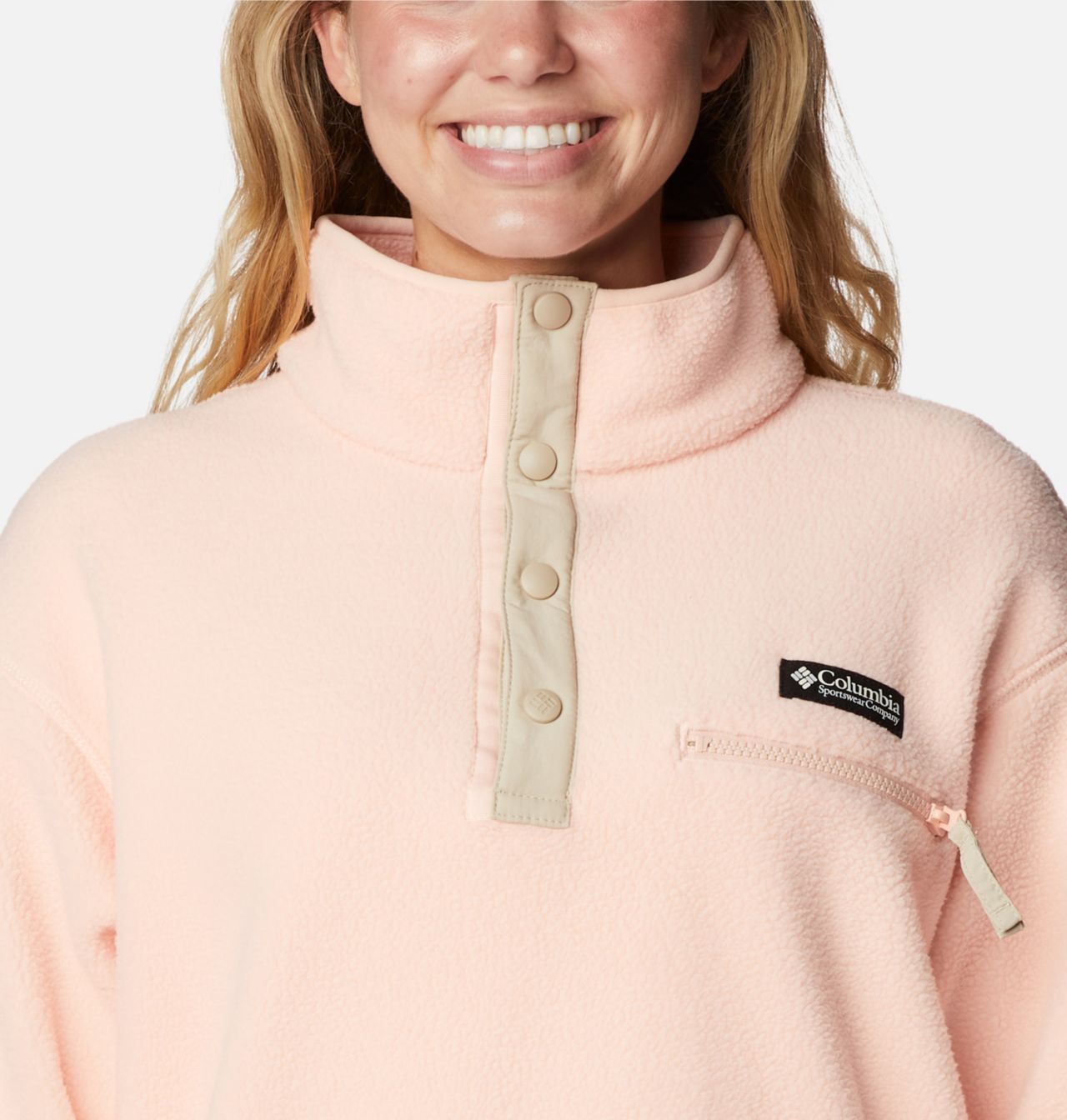 Women's Helvetia™ Cropped Half Snap Fleece Pullover 4