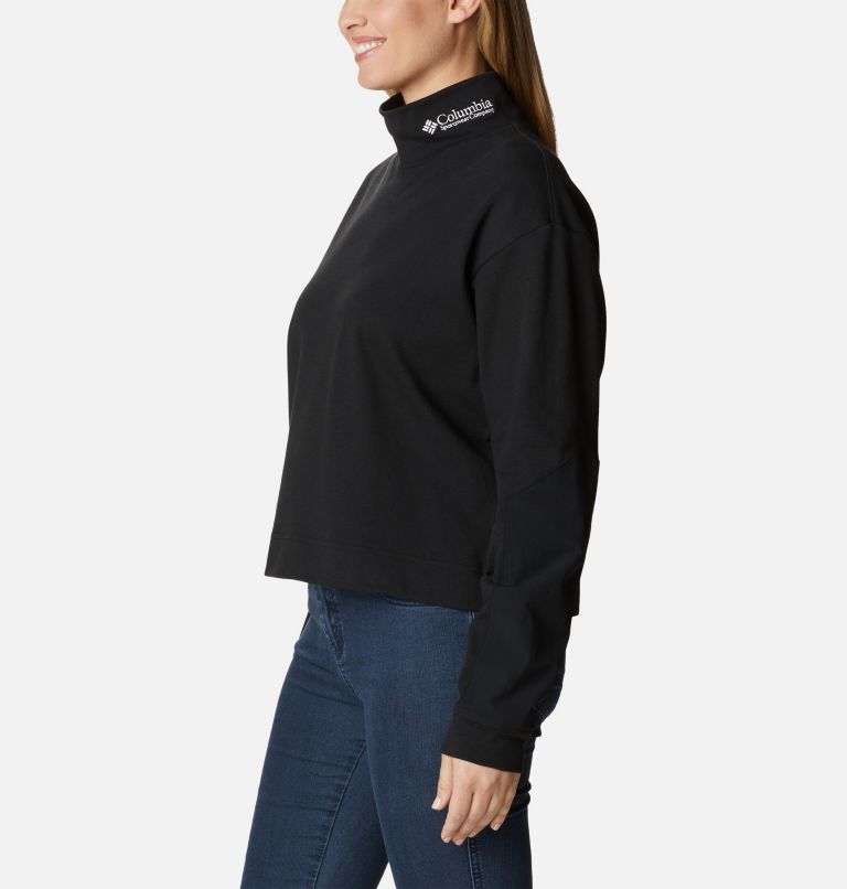 Thumbnail: Camiseta de manga larga con cuello alto Ballistic Ridge para mujer, Color: Black, image 3