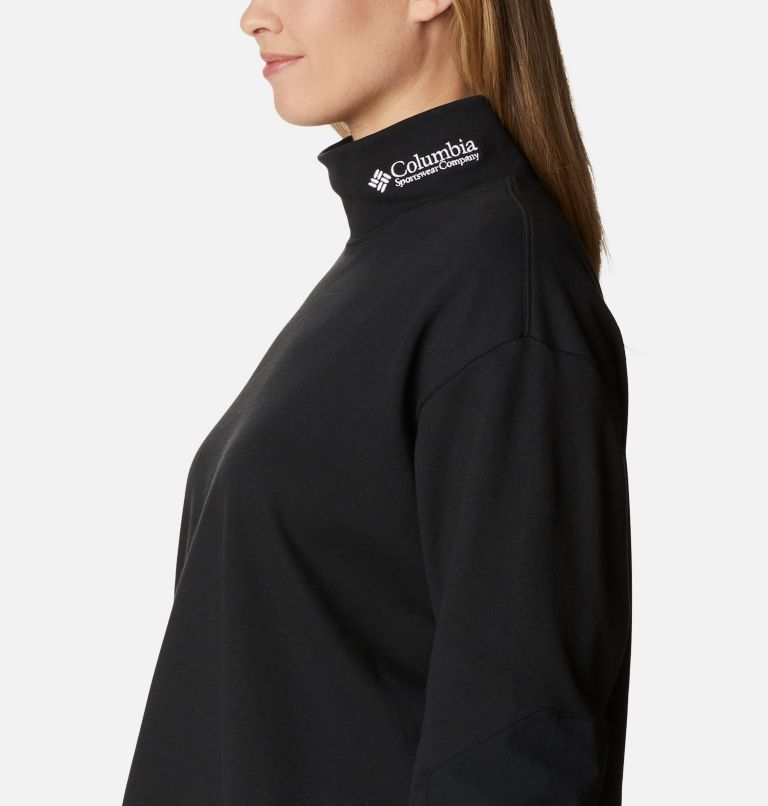 Thumbnail: T-shirt Col Montant Manches Longues Ballistic Ridge Femme, Color: Black, image 5