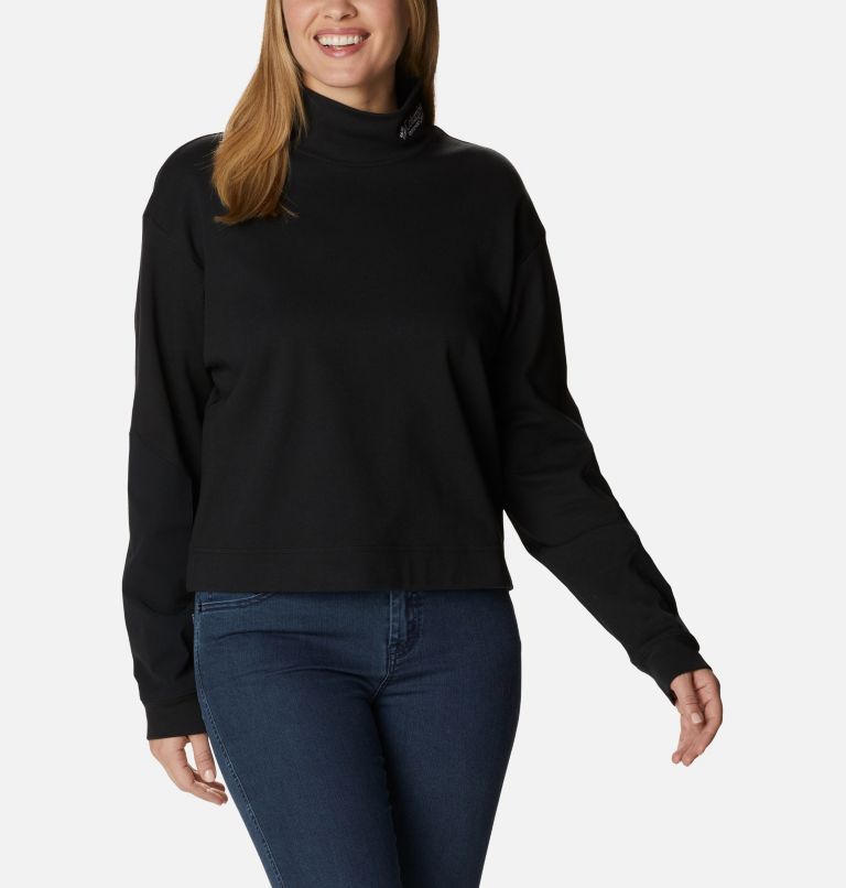 Women's Ballistic Ridge High Neck Long Sleeve T-Shirt, Color: Black, image 6