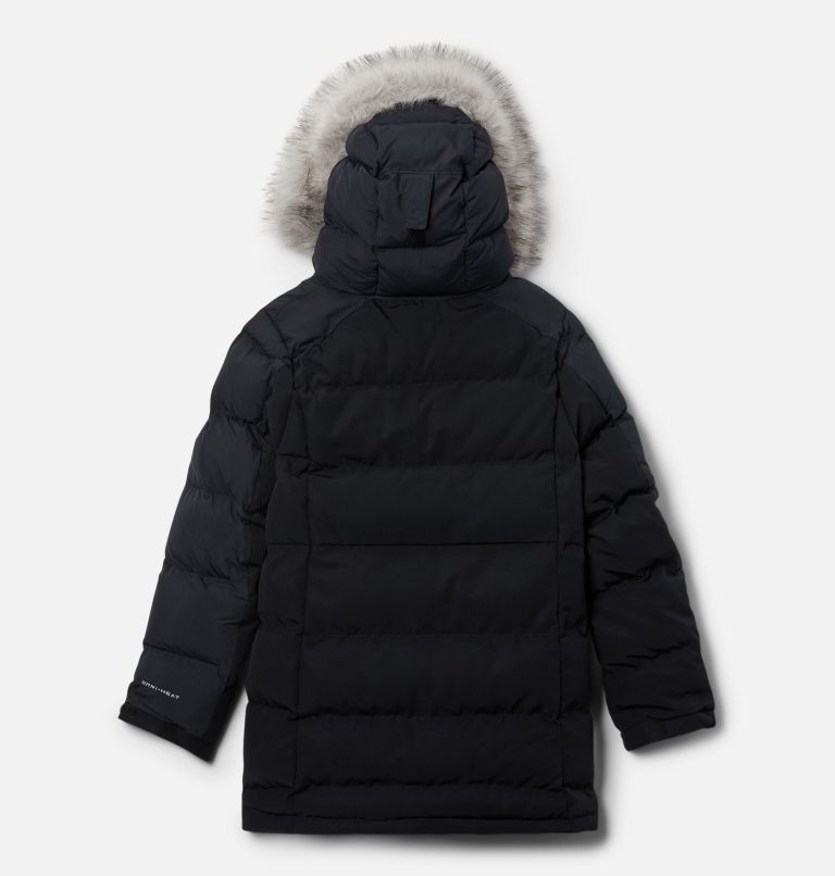 Girls' Marquam Peak Fusion II Parka, Color: Black, image 2