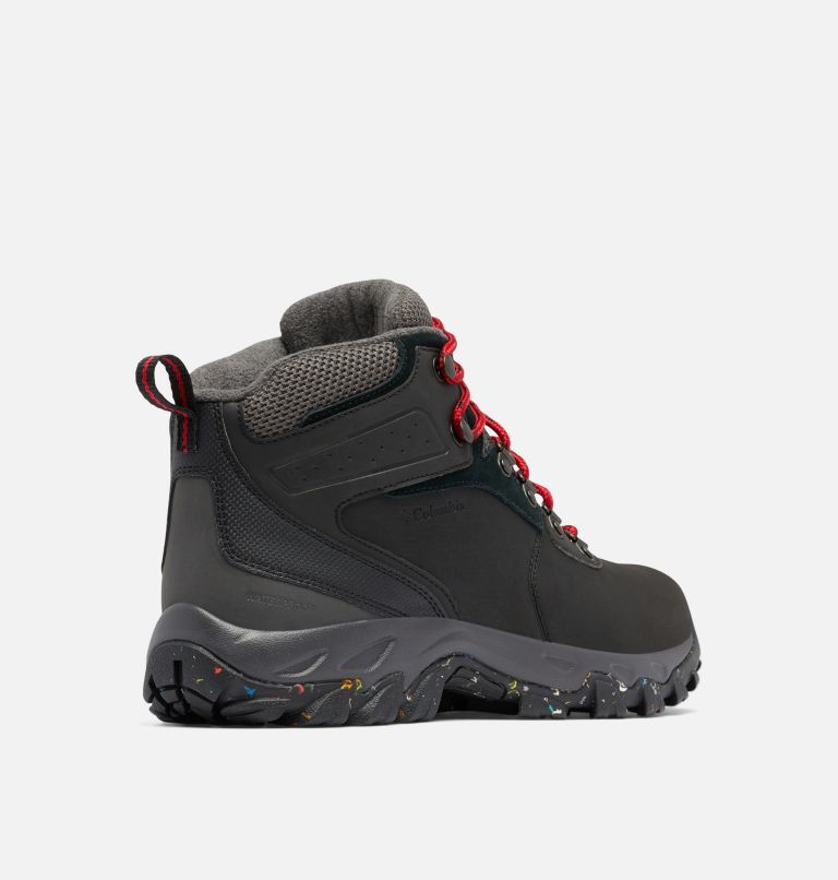 Thumbnail: Men's Newton Ridge Plus Omni-Heat Boot, Color: Black, Mountain Red, image 9