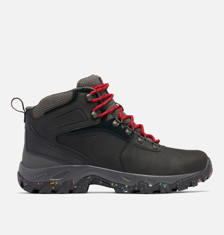 Thumbnail: Men's Newton Ridge Plus Omni-Heat Boot, Color: Black, Mountain Red, image 1