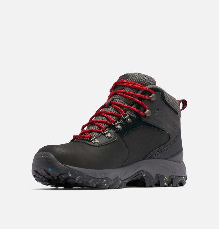 Thumbnail: Men's Newton Ridge Plus Omni-Heat Boot, Color: Black, Mountain Red, image 6