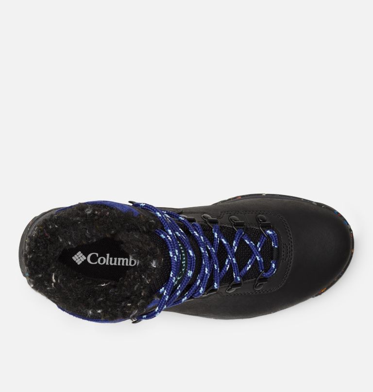 Thumbnail: Women's Newton Ridge Plus Omni-Heat Boot, Color: Black, Dark Sapphire, image 3