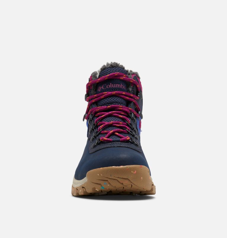 Thumbnail: Women's Newton Ridge Plus Omni Heat Hiking Boot, Color: Dark Nocturnal, Red Onion, image 7