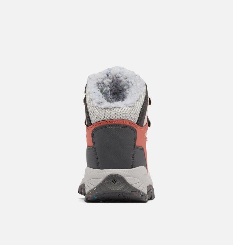 Women's Newton Ridge Plus Omni Heat Hiking Boot, Color: Peach Blossom, Dark Grey, image 8