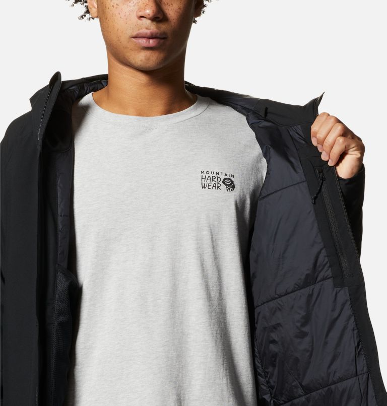 Men's Stretch Ozonic Insulated Jacket, Color: Black, image 10