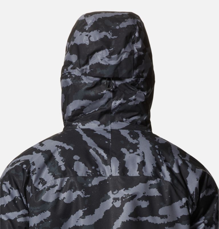 Manteau isolé Stretch Ozonic Homme, Color: Black Paintstrokes Print, image 6