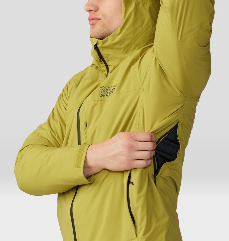 Manteau isolé Stretch Ozonic Homme, Color: Moon Moss, image 6