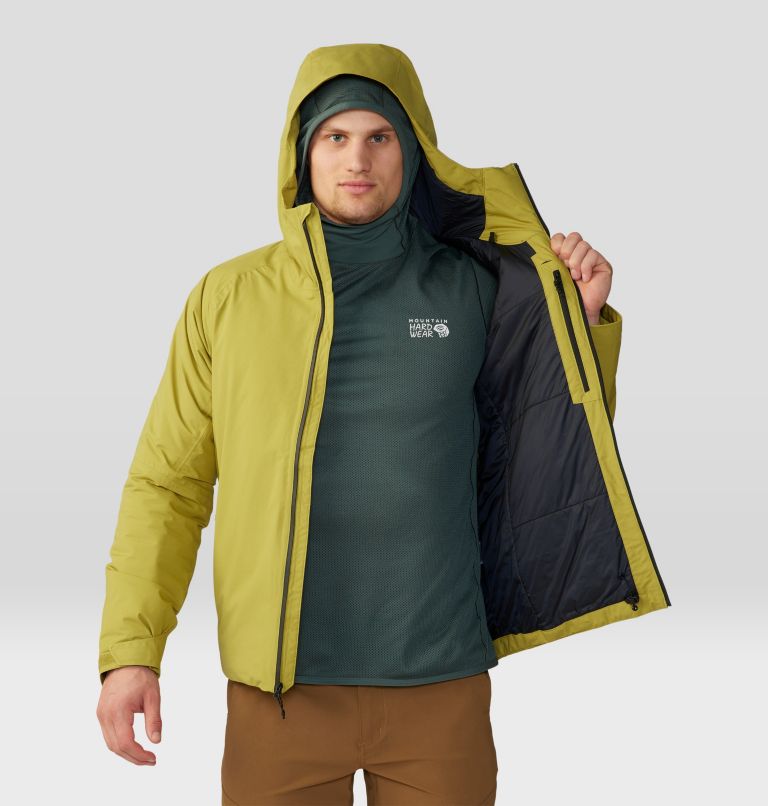 Manteau isolé Stretch Ozonic Homme, Color: Moon Moss, image 9