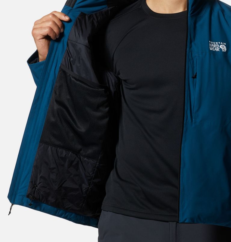 Men's Stretch Ozonic Insulated Jacket, Color: Dark Caspian, image 7