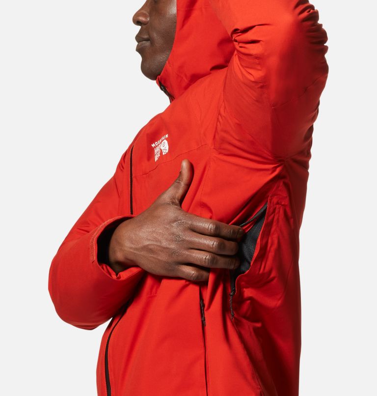 Men's Stretch Ozonic Insulated Jacket, Color: Desert Red, image 7