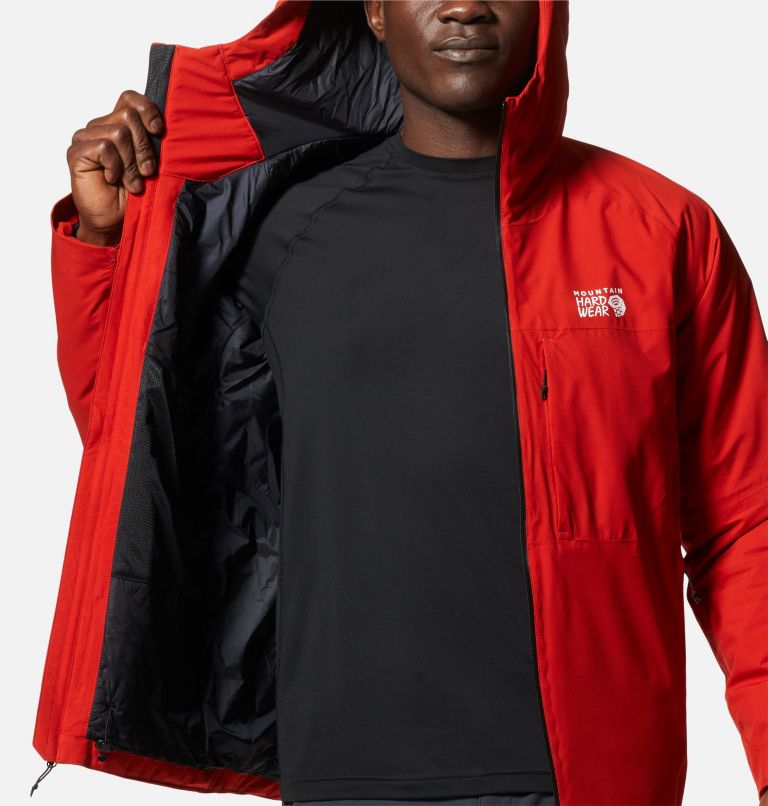 Thumbnail: Men's Stretch Ozonic Insulated Jacket, Color: Desert Red, image 9