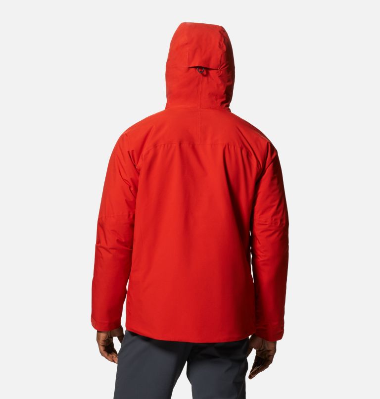 Thumbnail: Manteau isolé Stretch Ozonic Homme, Color: Desert Red, image 2