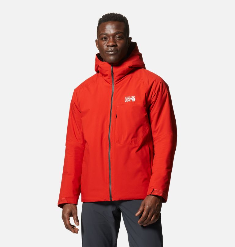 Men's Stretch Ozonic Insulated Jacket, Color: Desert Red, image 1