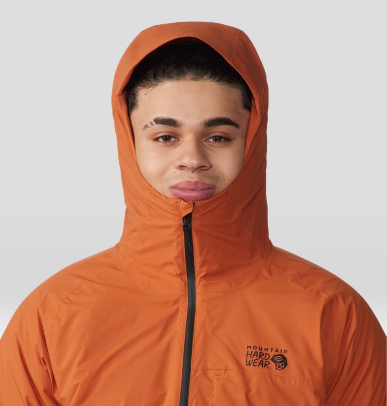 Men's Stretch Ozonic Insulated Jacket, Color: Raw Carnelian, image 4