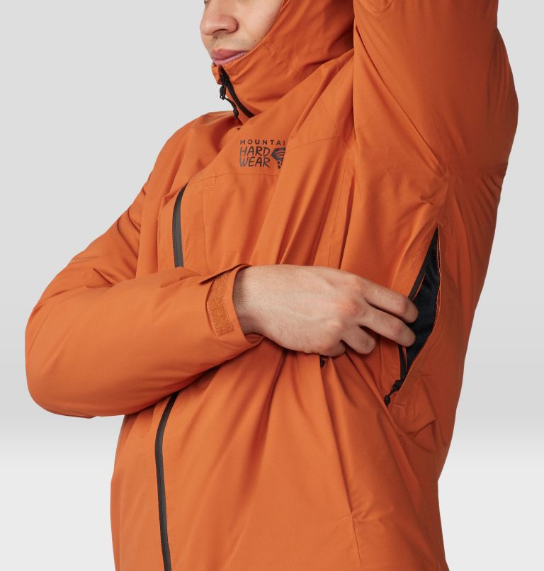 Men's Stretch Ozonic Insulated Jacket, Color: Raw Carnelian, image 6