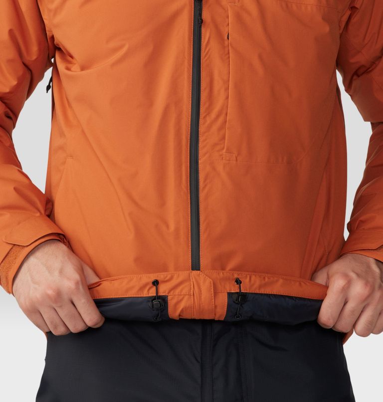 Men's Stretch Ozonic Insulated Jacket, Color: Raw Carnelian, image 7