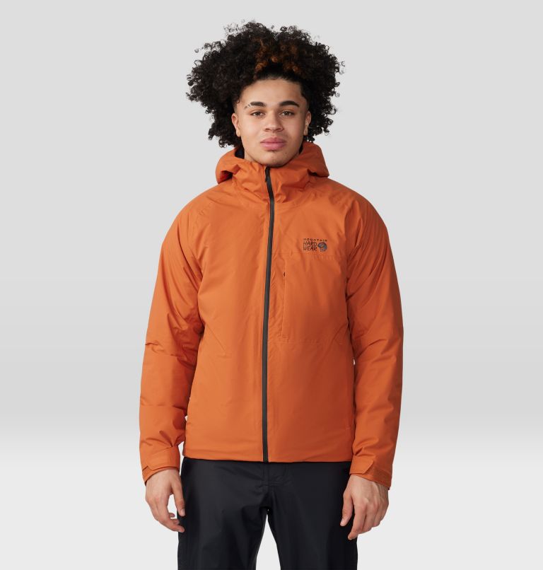Men's Stretch Ozonic Insulated Jacket, Color: Raw Carnelian, image 10